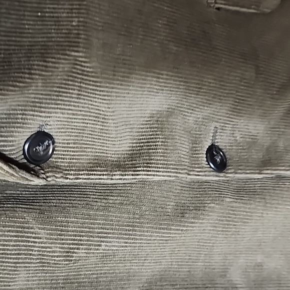 Land's End corduroy olive green lined jacket size 43L - Picture 3 of 14